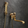 Hand Held Bidet Sprayer Douche Toilet Kit Antique Bronze Bidet Faucet