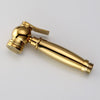 Hand Held Bidet Sprayer Titanium Gold Solid Brass Toilet Douche Kit