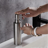 Hand Liquid Soap Dispenser Stainless Steel Bathroom Shampoo Bottles