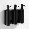 Hand Liquid Soap Dispenser Stainless Steel Bathroom Shampoo Bottles