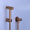 Handheld Bidet Sprayer Set Solid Brass Toilet Bathroom Douche Kit