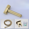 Handheld Bidet Sprayer Set Solid Brass Toilet Bathroom Douche Kit