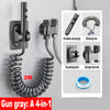 Handheld Toilet Bidet Stainless Steel Dual Button Bidet Sprayer Set