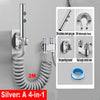 Handheld Toilet Bidet Stainless Steel Dual Button Bidet Sprayer Set