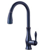 High Arch Pull Out 360 Degree Rotation Kitchen Sink Faucet