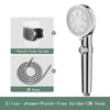 High Pressure Shower Head 5 Functions With Switch On Off Button