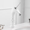 Horse Head Faucet Solid Brass Deck Mounted Single Long Handle Mixer Taps