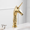 Horse Head Faucet Solid Brass Deck Mounted Single Long Handle Mixer Taps