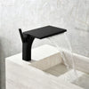 Hot and Cold Waterfall Sink Mixer Tap Brass Lavatory Faucet Mixer Tap