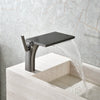 Hot and Cold Waterfall Sink Mixer Tap Brass Lavatory Faucet Mixer Tap