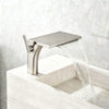 Hot and Cold Waterfall Sink Mixer Tap Brass Lavatory Faucet Mixer Tap
