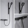 Hot Cold Bath Mixer with Hand Shower Head Brass Shower Faucet Set