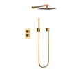 Hot Cold Brass Mixer with Adjustable Sliding Bar Shower Faucet Set