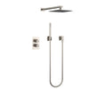 Hot Cold Brass Mixer with Adjustable Sliding Bar Shower Faucet Set