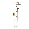 Hot Cold Brass Mixer with Adjustable Sliding Bar Shower Faucet Set