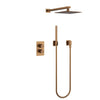 Hot Cold Brass Mixer with Adjustable Sliding Bar Shower Faucet Set