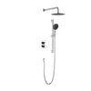Hot Cold Brass Mixer with Adjustable Sliding Bar Shower Faucet Set