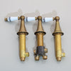 Hot Cold Water Control Valve Set Brass Handle Bathroom Mixer Valve