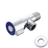 Hot Cold Water Shut-Off Valve Brass Triangle Angle Valve in Chrome