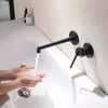 In-Wall Bathroom Brass Basin Faucet Concealed Sink Water Mixer Tap