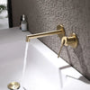 In-Wall Bathroom Brass Basin Faucet Concealed Sink Water Mixer Tap