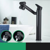 Index Bath 2 in 1 Black Tap Basin Faucet Kitchen Sink Faucet Mixer Aerator