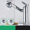 Index Bath 2 in 1 Black Tap Basin Faucet Kitchen Sink Faucet Mixer Aerator
