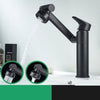 Index Bath 2 in 1 Black Tap Basin Faucet Kitchen Sink Faucet Mixer Aerator