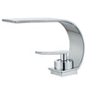 Index Bath Solid Brass Faucet Hollow Bathroom Basin Faucet Cold & Hot Water Mixer Sink Tap