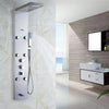 Index Bath Stainless Steel Shower Panel And Jet Rain Shower With Thermostatic Mixer Faucet
