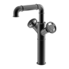 Industrial Brass Kitchen Faucet Hot Cold Crane Doule Handles Mixer Tap