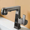 Intelligent Digital Display Faucet Brass Pull-Out Basin Faucet