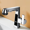 Intelligent Digital Display Faucet Brass Pull-Out Basin Faucet