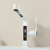 Intelligent LED Digital Display Pull-Out Basin Faucet Brass Mixer Tap