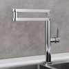 Kitchen Faucet Foldable Tap Deck Mounted Sink Faucet Rotate Folding Tap