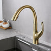 Kitchen Faucet Pull Out Single Hole Single Handle Swivel Water Tap