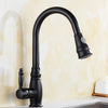 Kitchen Mixer Black Pull Out Kitchen Faucet Deck Mount Kitchen Faucet