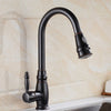 Kitchen Mixer Black Pull Out Kitchen Faucet Deck Mount Kitchen Faucet