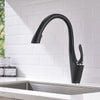 Kitchen Sink Brass Mixer Tap Pull Out Single Handle Deck Faucet