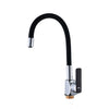 Kitchen Sink Faucet Modern Hot and Cold Water Mixer Silica Gel Nose