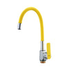 Kitchen Sink Faucet Modern Hot and Cold Water Mixer Silica Gel Nose