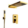 Large Rainfall Stainless Steel Bathroom Shower System with Hand Spray