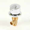 Leaf Handle Brass Bathtub Faucet Hot and Cold Bath Shower Mixer Valve