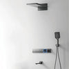 LED Digital Display Design Wall Mounted Dual Control 4-function Tap