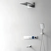 LED Digital Display Design Wall Mounted Dual Control 4-function Tap