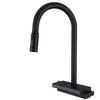 LED Digital Display Pull-Out Sink Tap Stainless Steel Kitchen Faucet