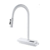 LED Digital Display Pull-Out Sink Tap Stainless Steel Kitchen Faucet