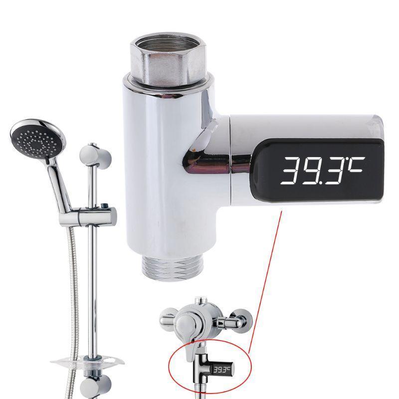 Termometro Per Doccia Digitale A LED - Autogeneratore, Monitor Temperatura Acqua, Ideale Per Bambini - Foto 14