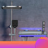 LED Digital Piano Bathroom Shower Set Bathtub Mixer Faucets Tap