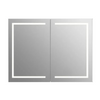 LED Dimmable 3 Color Lighting Mirror Wall Mounted Medicine Cabinet